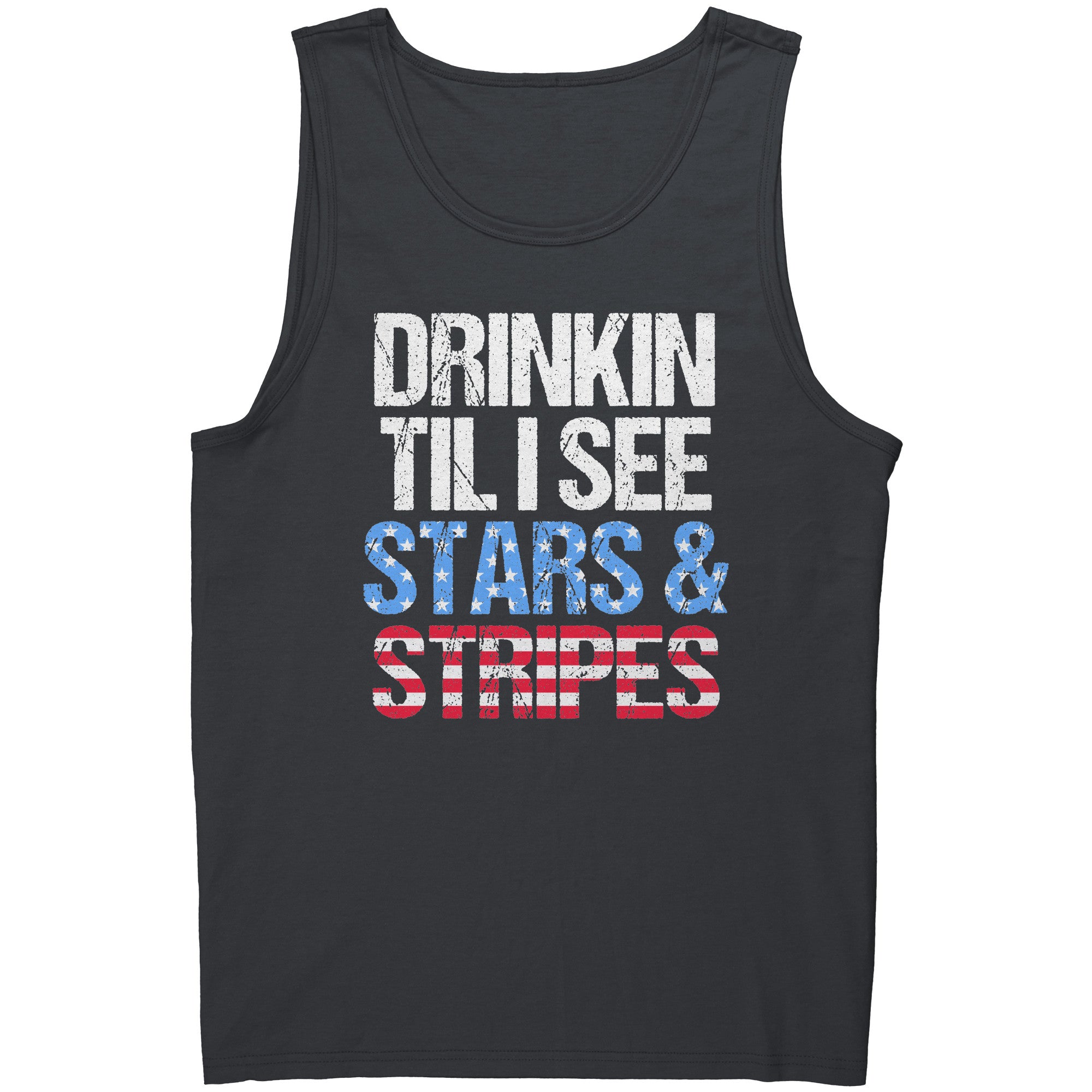 Drinking Til I See Stars & Stripes -Apparel | Drunk America 