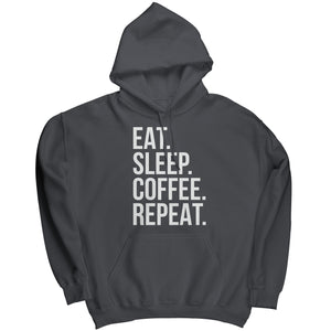 Eat Sleep Coffee Repeat (Ladies) -Apparel | Drunk America 