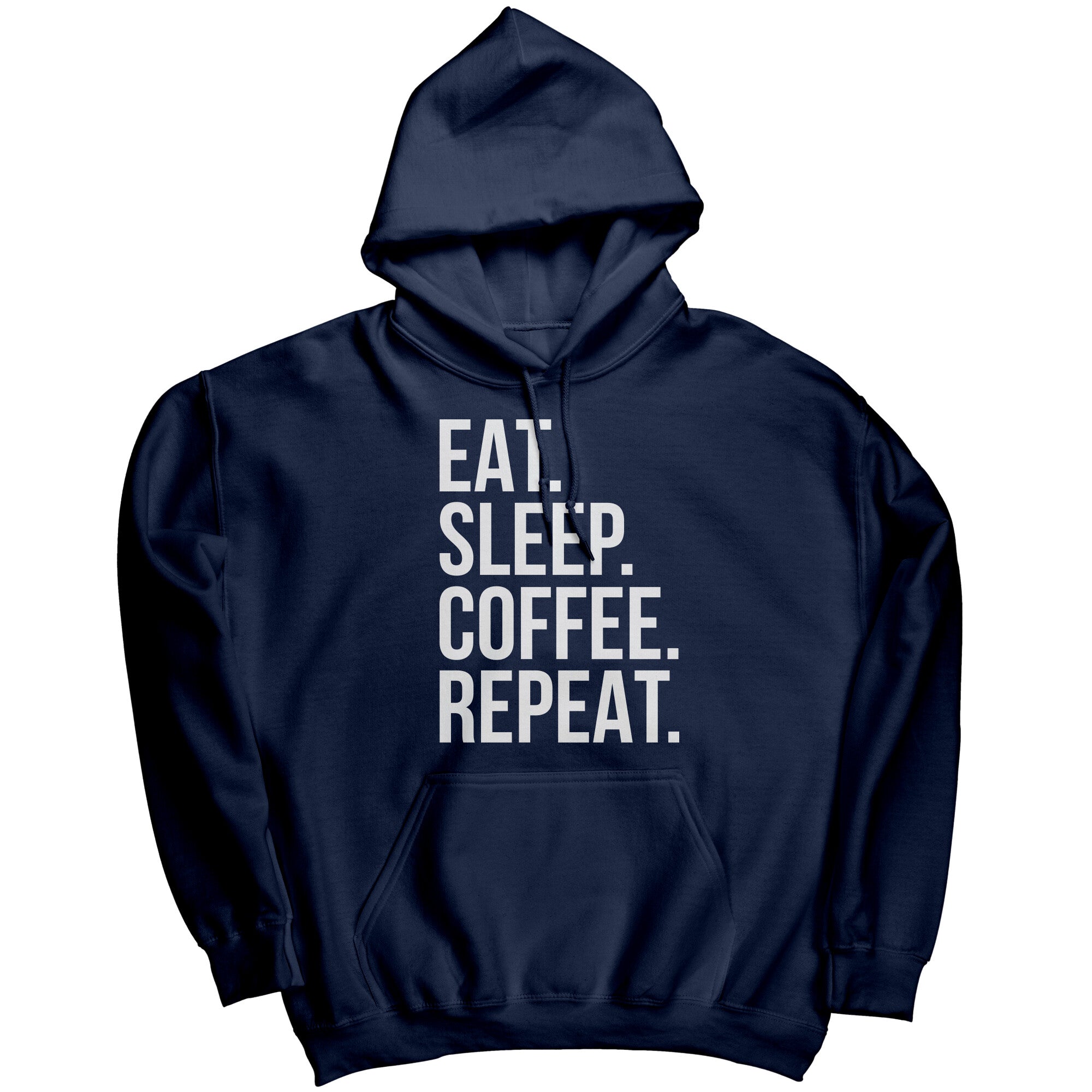 Eat Sleep Coffee Repeat (Ladies) -Apparel | Drunk America 