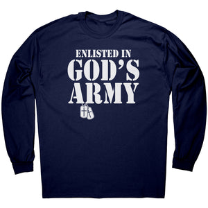 Enlisted In God's Army -Apparel | Drunk America 
