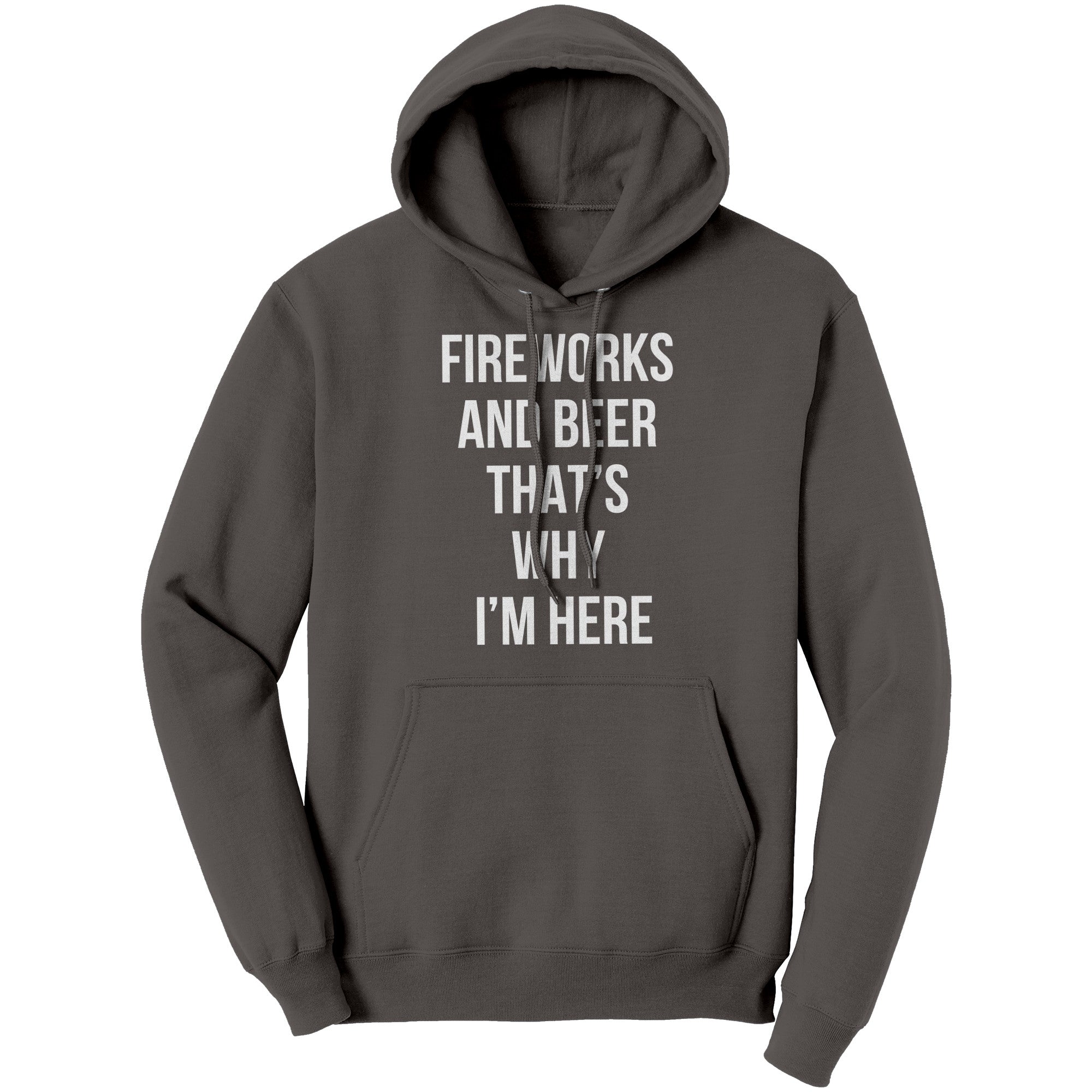 Fireworks And Beer That's Why I'm Here (Ladies) -Apparel | Drunk America 