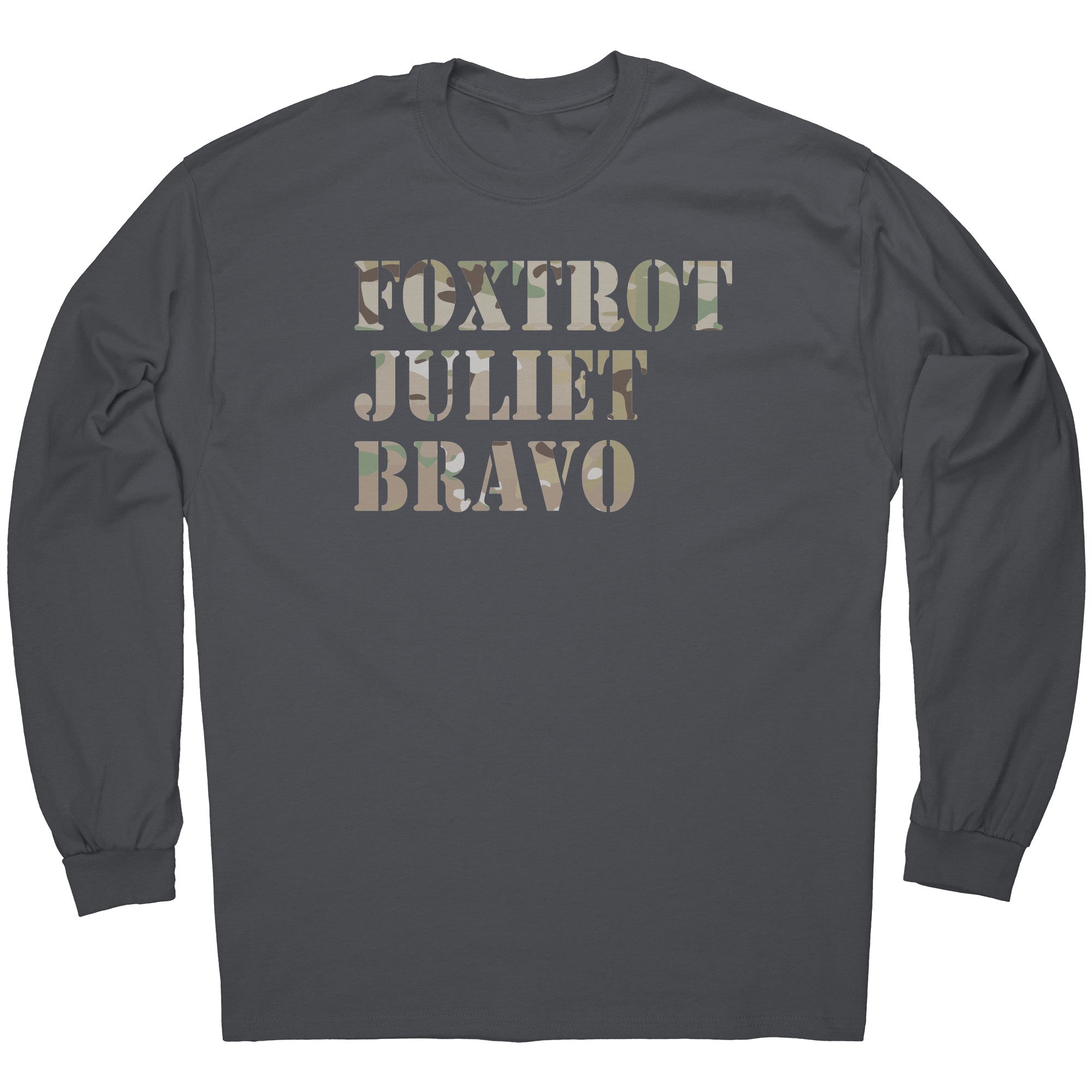 Foxtrot Juliet Bravo Camo -Apparel | Drunk America 