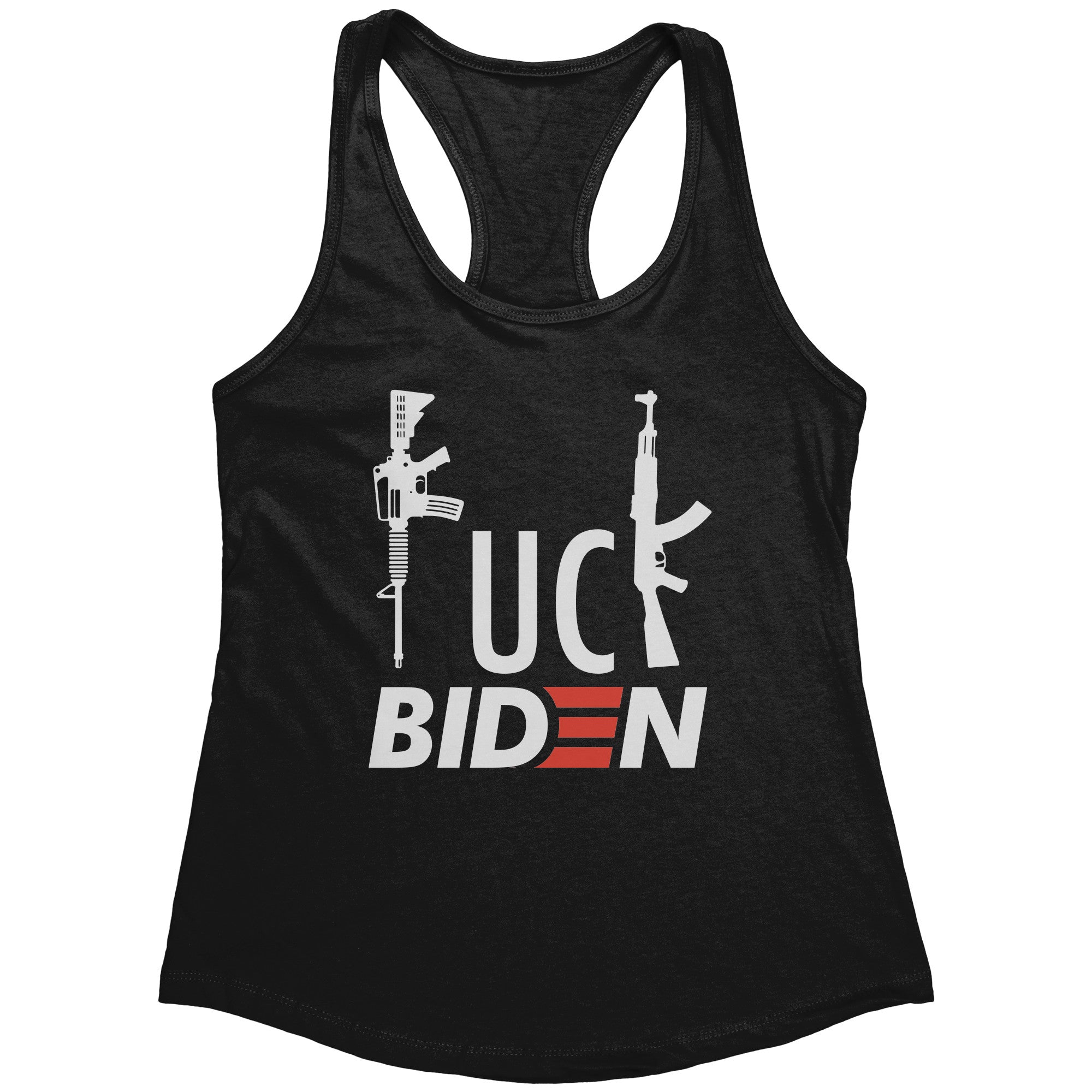 Fuck Biden Guns (Ladies) -Apparel | Drunk America 
