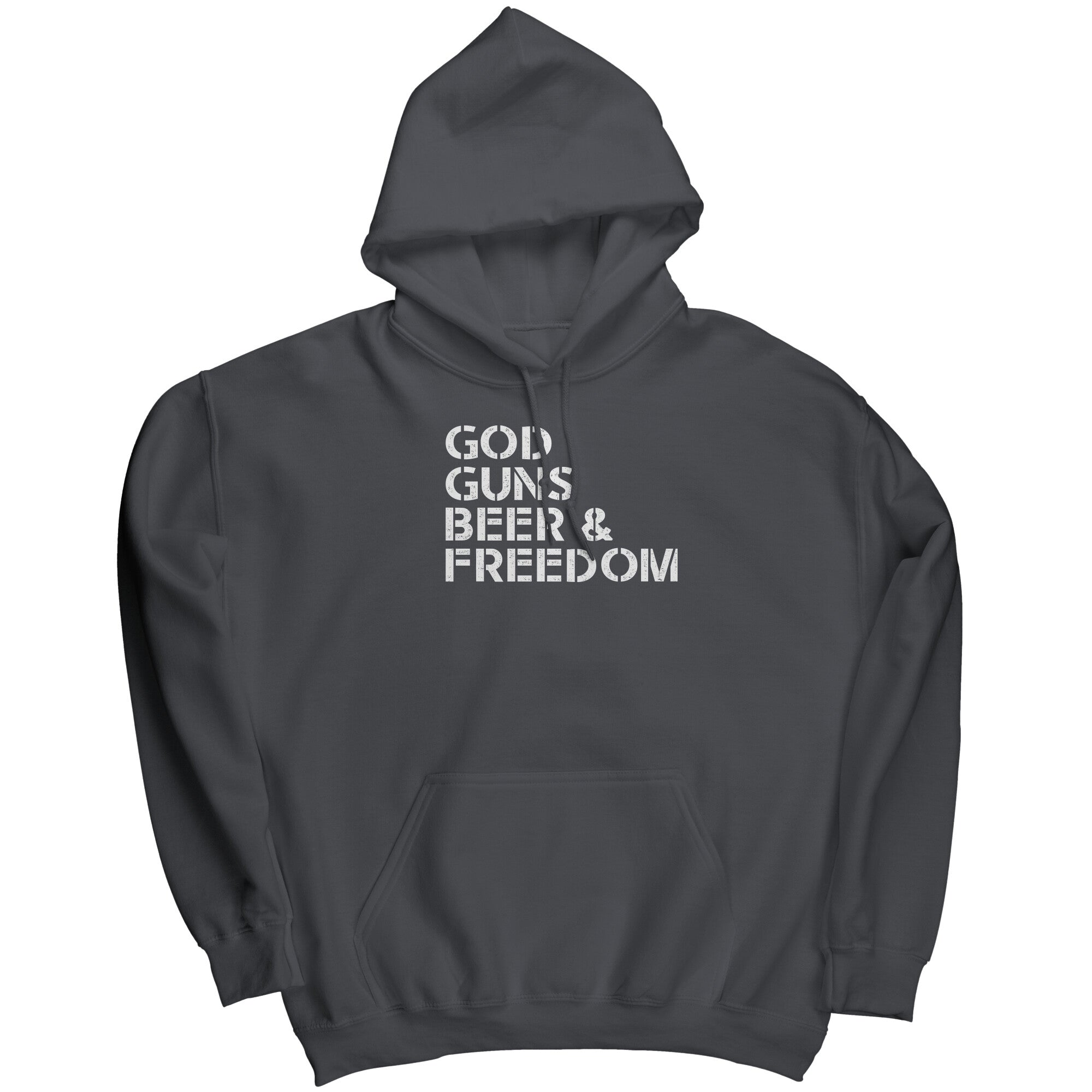 God Guns Beer & Freedom -Apparel | Drunk America 