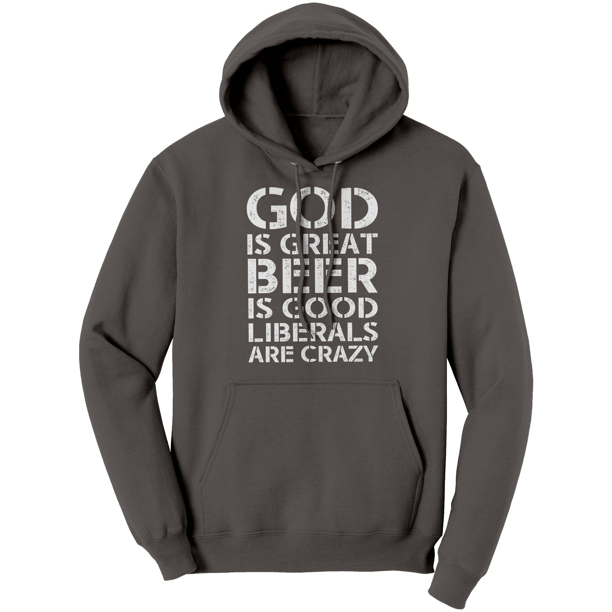 God Is Great Beer Is Good Liberals Are Crazy (Ladies) -Apparel | Drunk America 