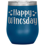 Happy Winesday Wine Tumbler -Tumblers | Drunk America 