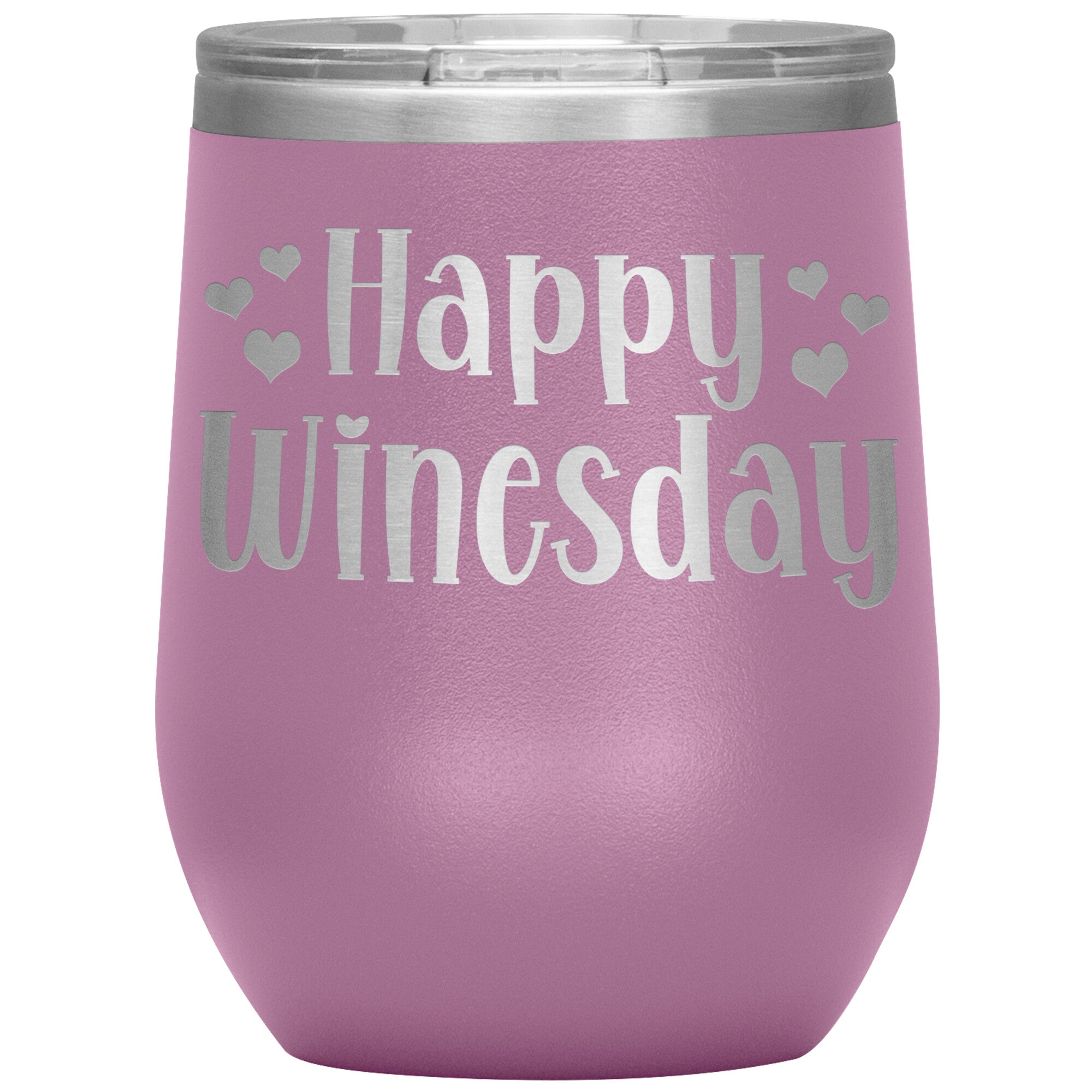 Happy Winesday Wine Tumbler -Tumblers | Drunk America 