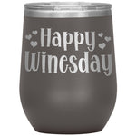 Happy Winesday Wine Tumbler -Tumblers | Drunk America 