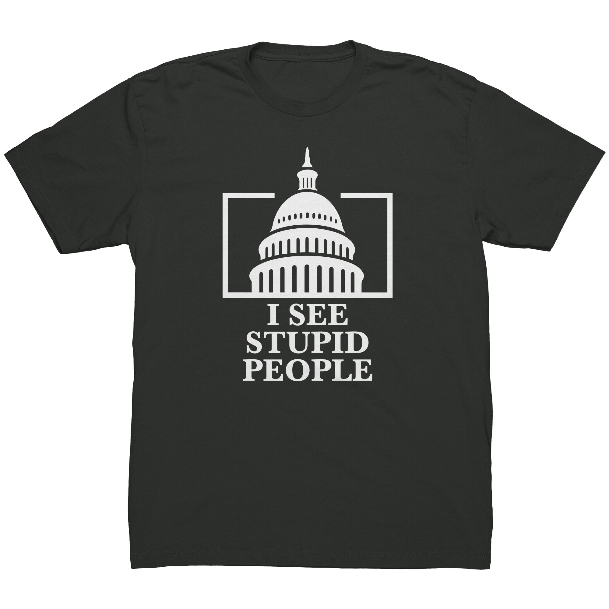 I See Stupid People (Charcoal Replacement) -Apparel | Drunk America 
