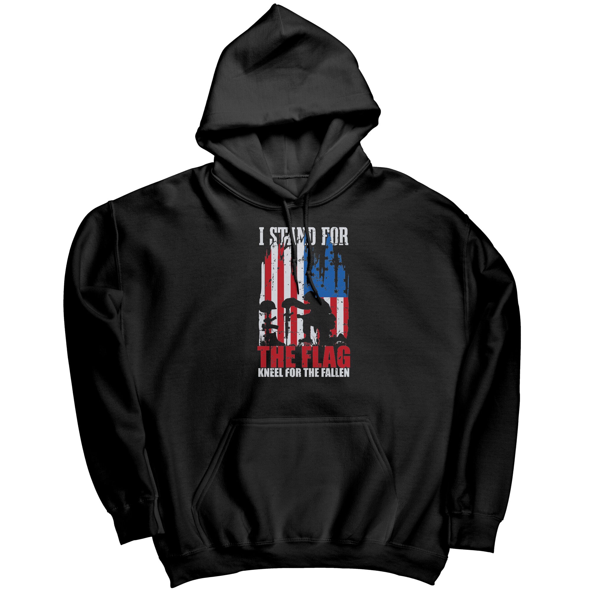 I Stand For The Flag Kneel For The Fallen -Apparel | Drunk America 