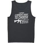 I Support A Woman's Right To Choose Which Ever Gun She Wants -Apparel | Drunk America 