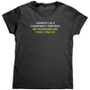 I Identify As A Conspiracy Theorist My Pronouns Are Told/You/So (Ladies) -Apparel | Drunk America 