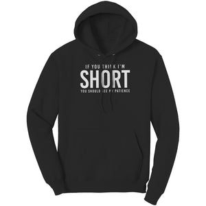 If You Think I'm Short You Should See My Patience (Ladies) -Apparel | Drunk America 