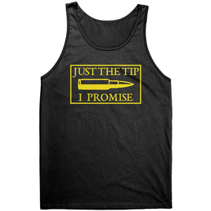 Just The Tip Canvas Tank -Apparel | Drunk America 