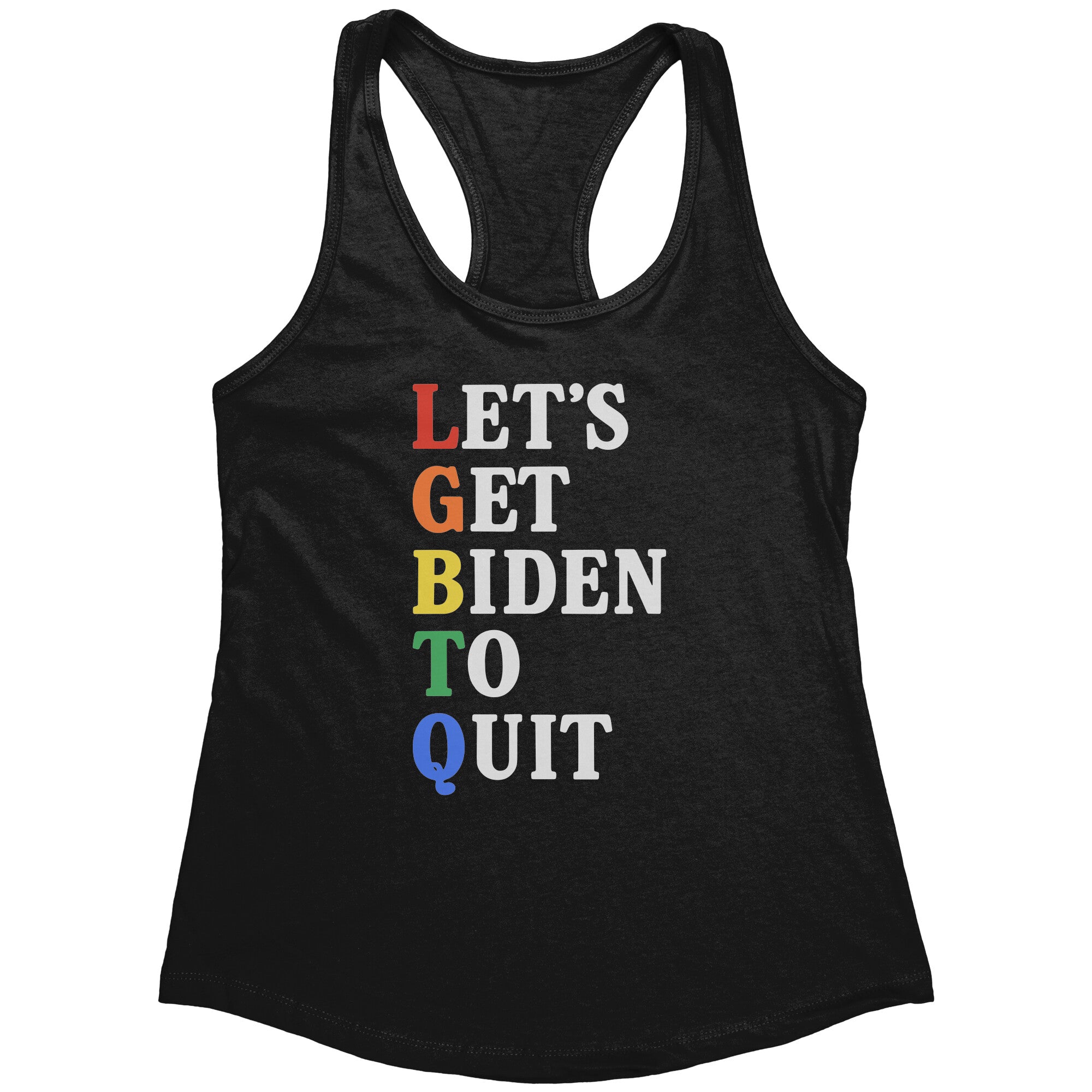 Let's Get Biden To Quit (Ladies) -Apparel | Drunk America 
