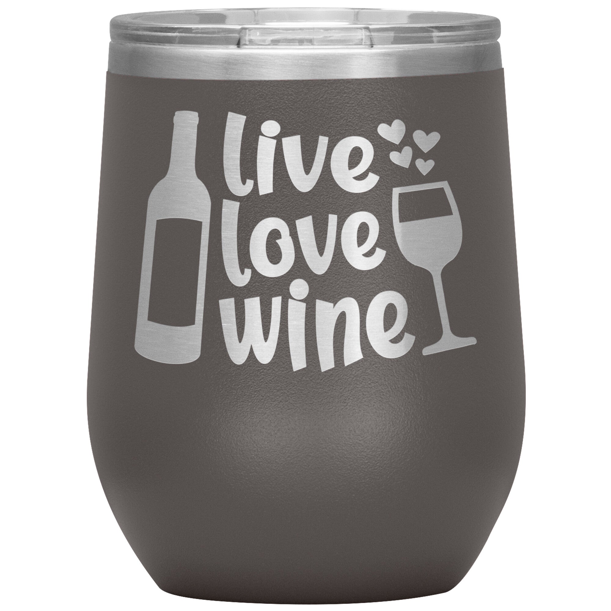 Live Love Wine Tumbler -Tumblers | Drunk America 