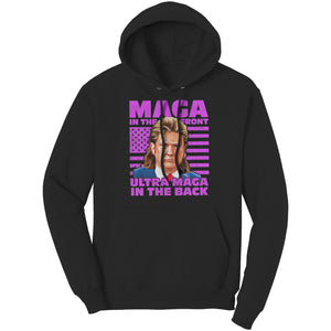Maga In The Front Ultra Maga In The Back Pink (Ladies) -Apparel | Drunk America 