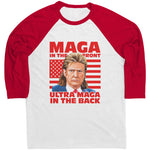 Maga In The Front Ultra Maga In The Back Raglan -Apparel | Drunk America 