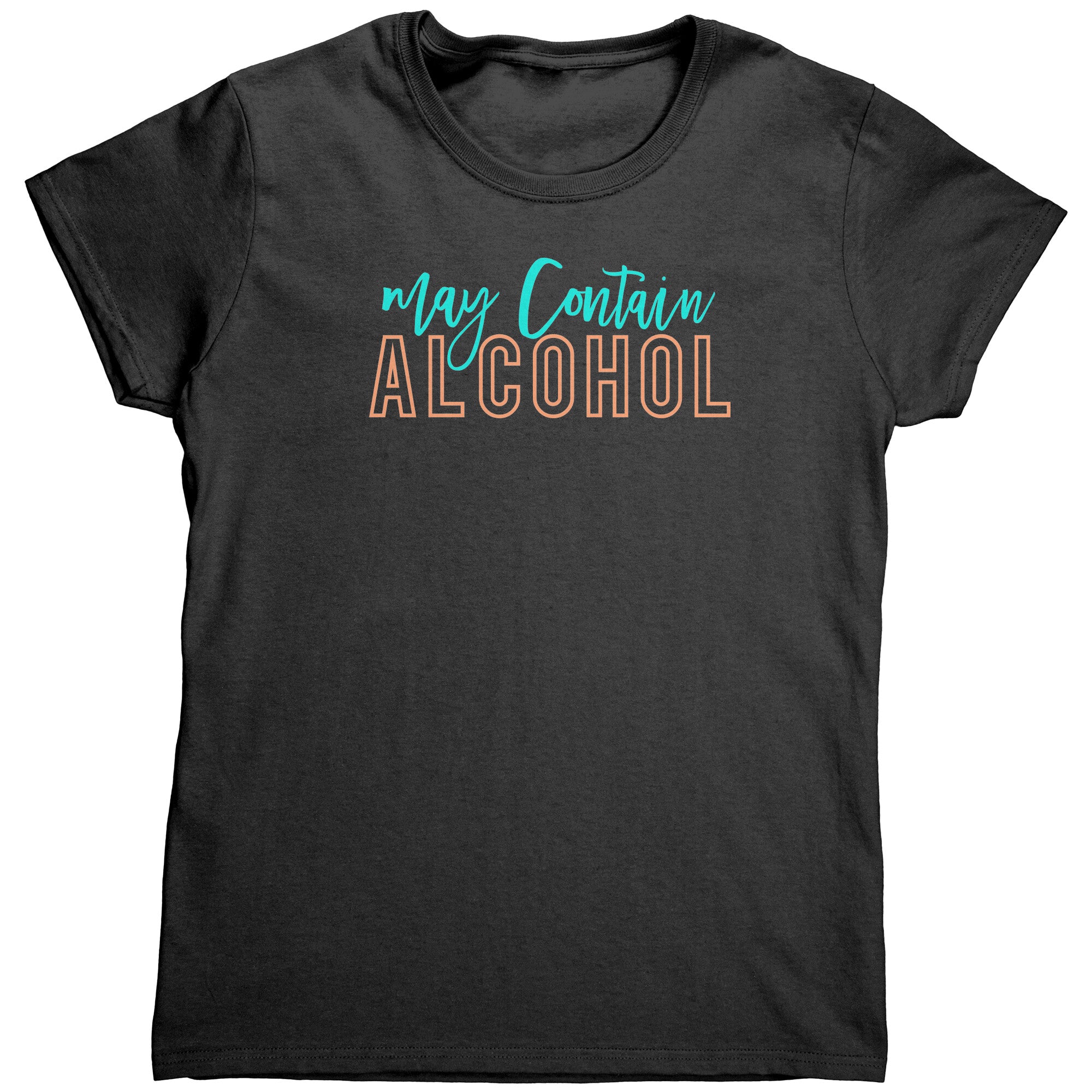 May Contain Alcohol (Ladies) -Apparel | Drunk America 