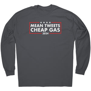 Mean Tweets Cheap Gas 2024 -Apparel | Drunk America 