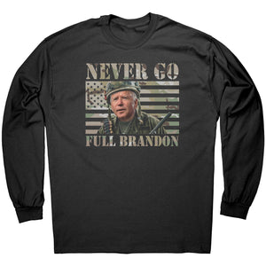 Never Go Full Brandon Shirt | Men's Apparel Near Me | Drunk America