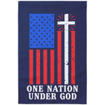 One Nation Under God Garden Flag -Home Goods | Drunk America 