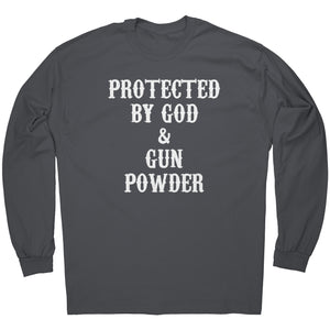 Protected By God & Gun Powder -Apparel | Drunk America 