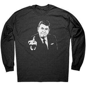 Ronald Reagan Middle Finger -Apparel | Drunk America 