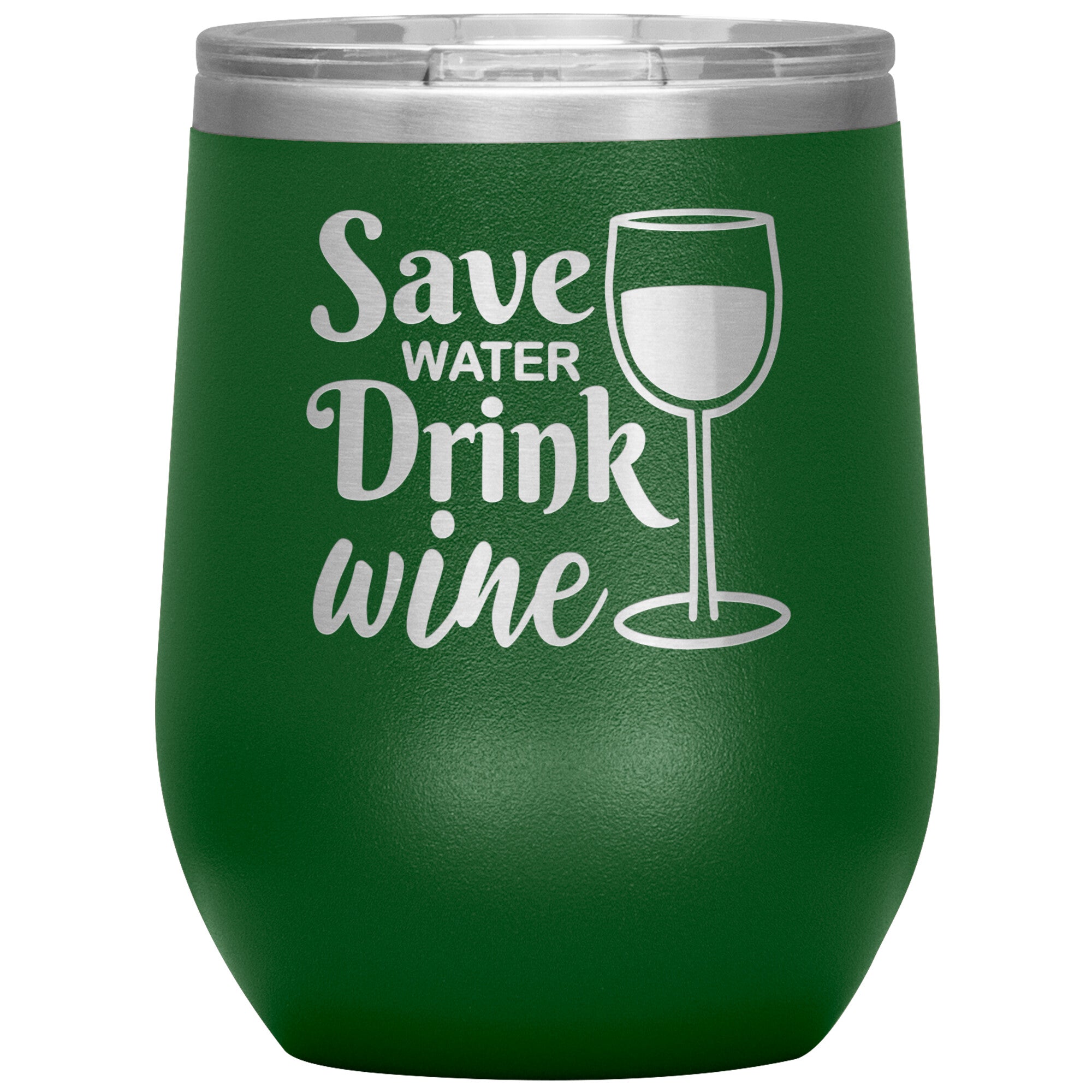 Save Water Drink Wine Tumbler -Tumblers | Drunk America 