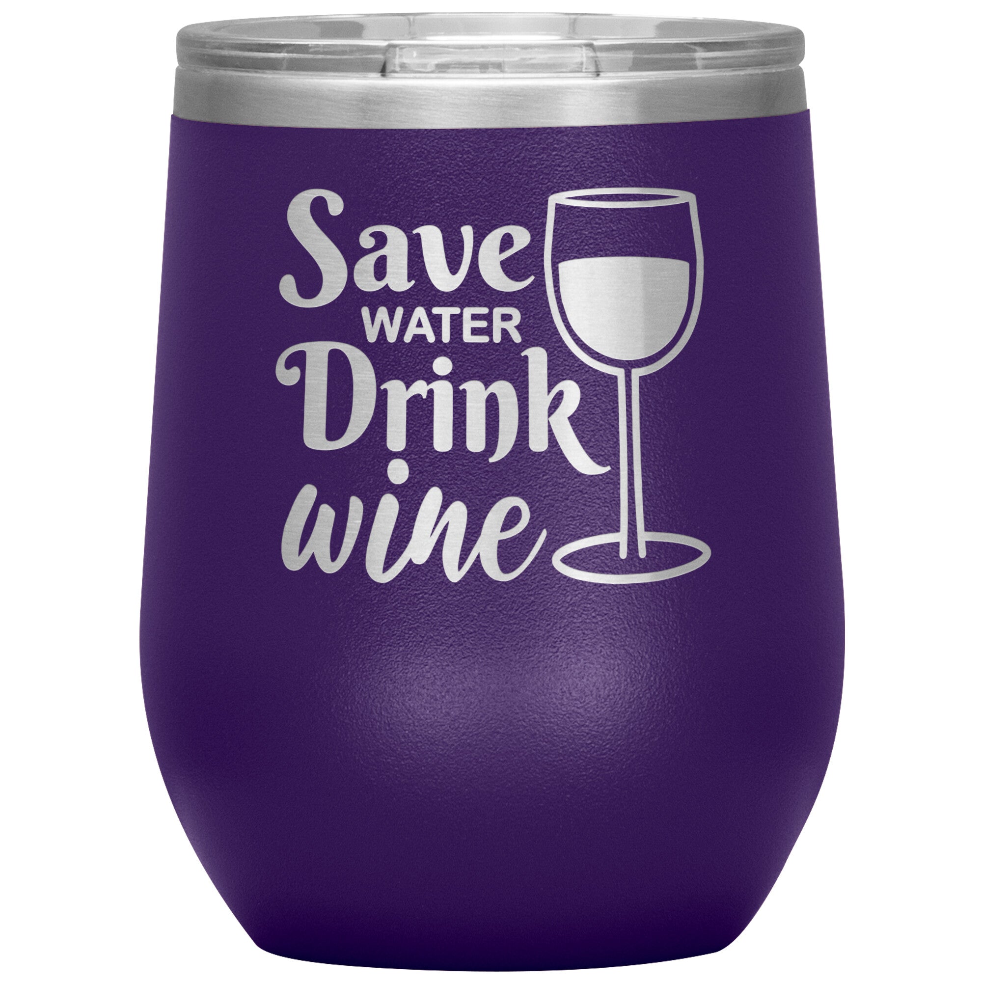 Save Water Drink Wine Tumbler -Tumblers | Drunk America 