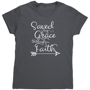 Saved By Grace Through Faith (Ladies) -Apparel | Drunk America 