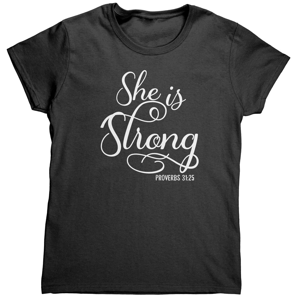 She Is Strong (Ladies) -Apparel | Drunk America 