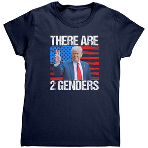 There Are Two Genders (Ladies) -Apparel | Drunk America 