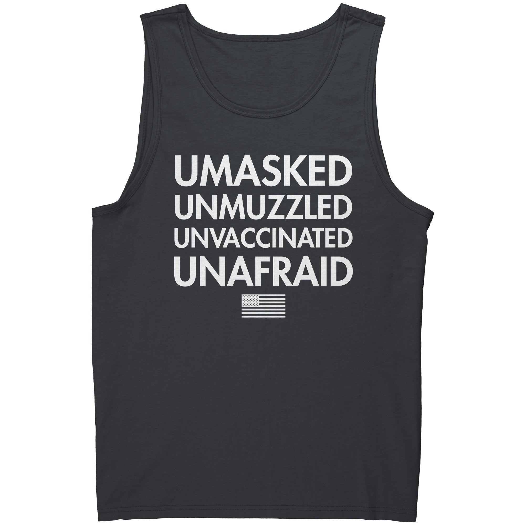 Umasked Unmuzzled Unvaccinated Unafraid -Apparel | Drunk America 