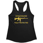 Unvaccinated Fully Protected 2nd Amendment (Ladies) -Apparel | Drunk America 
