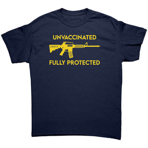 Unvaccinated Fully Protected T-Shirt | Anti Vaccine T-Shirt | Drunk America