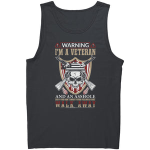 Warning I'm A Veteran -Apparel | Drunk America 