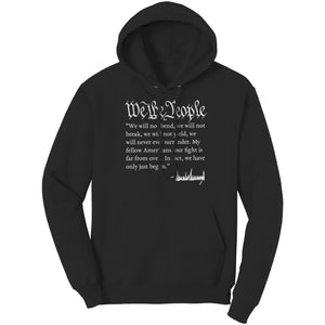 We The People Will Not Break Donald Trump Signature -Apparel | Drunk America 