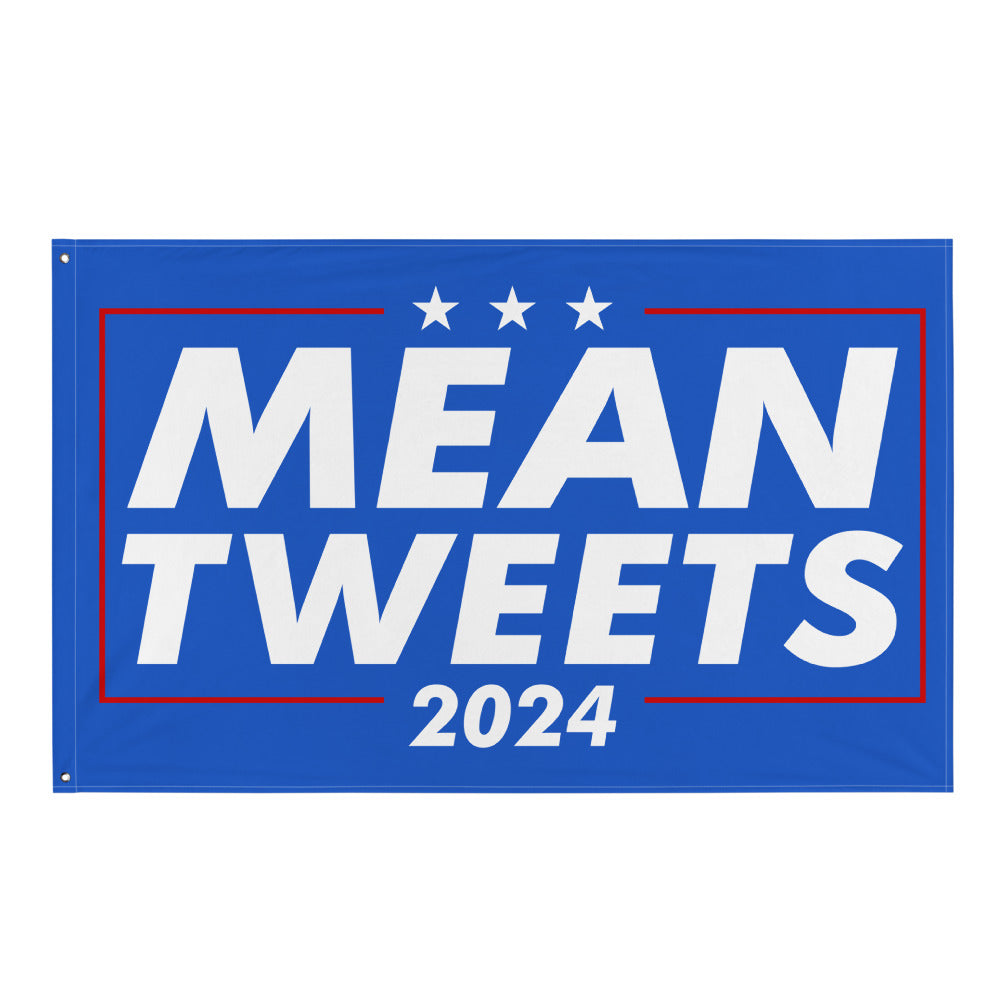 Mean Tweets 2024 Flag - | Drunk America 