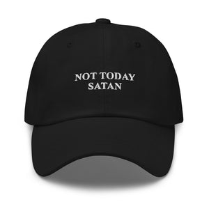 Not Today Satan Dad hat - | Drunk America 