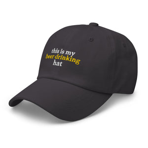 This Is My Beer Drinking Hat Dad Hat - | Drunk America 