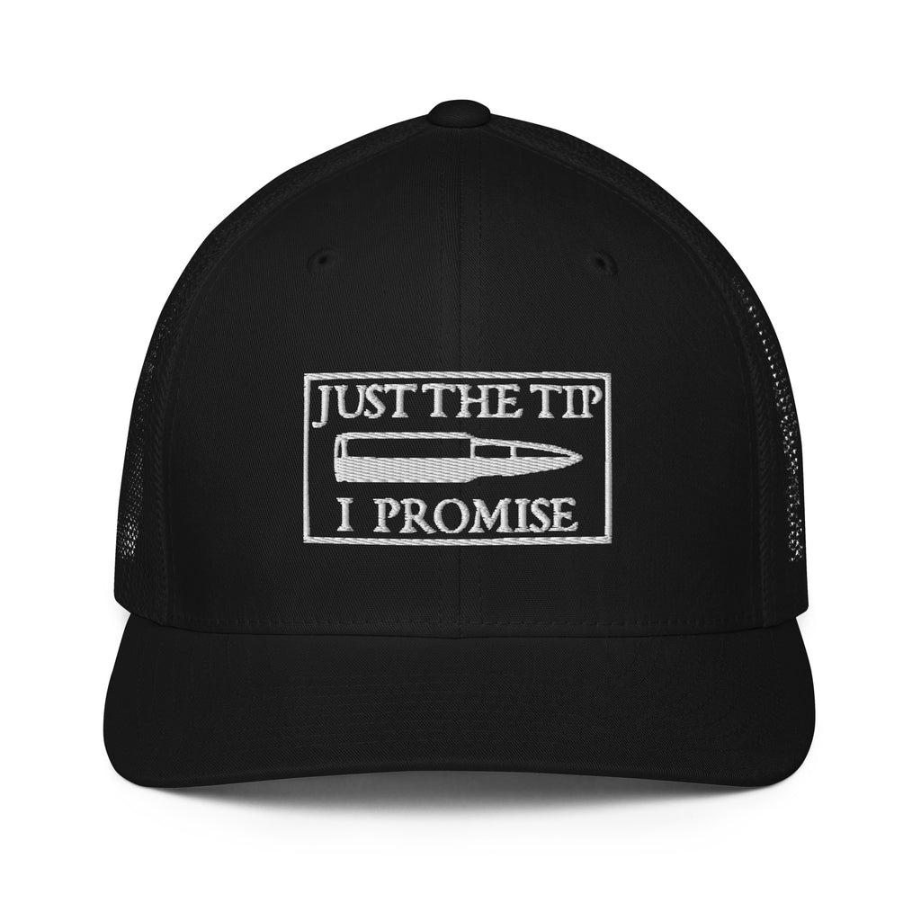 Just The Tip I Promise Flex Fit Trucker Cap - | Drunk America 