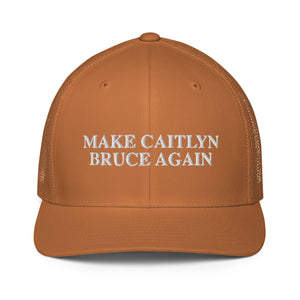 Make Caitlyn Bruce Again Flex Fit Trucker Cap - | Drunk America 