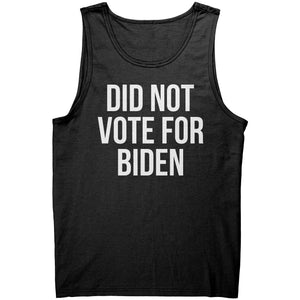 Did Not Vote For Biden -Apparel | Drunk America 