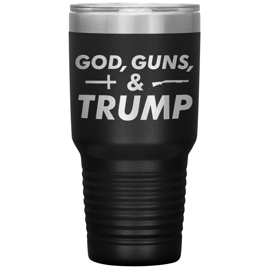 God Guns & Trump Tumbler -Tumblers | Drunk America 