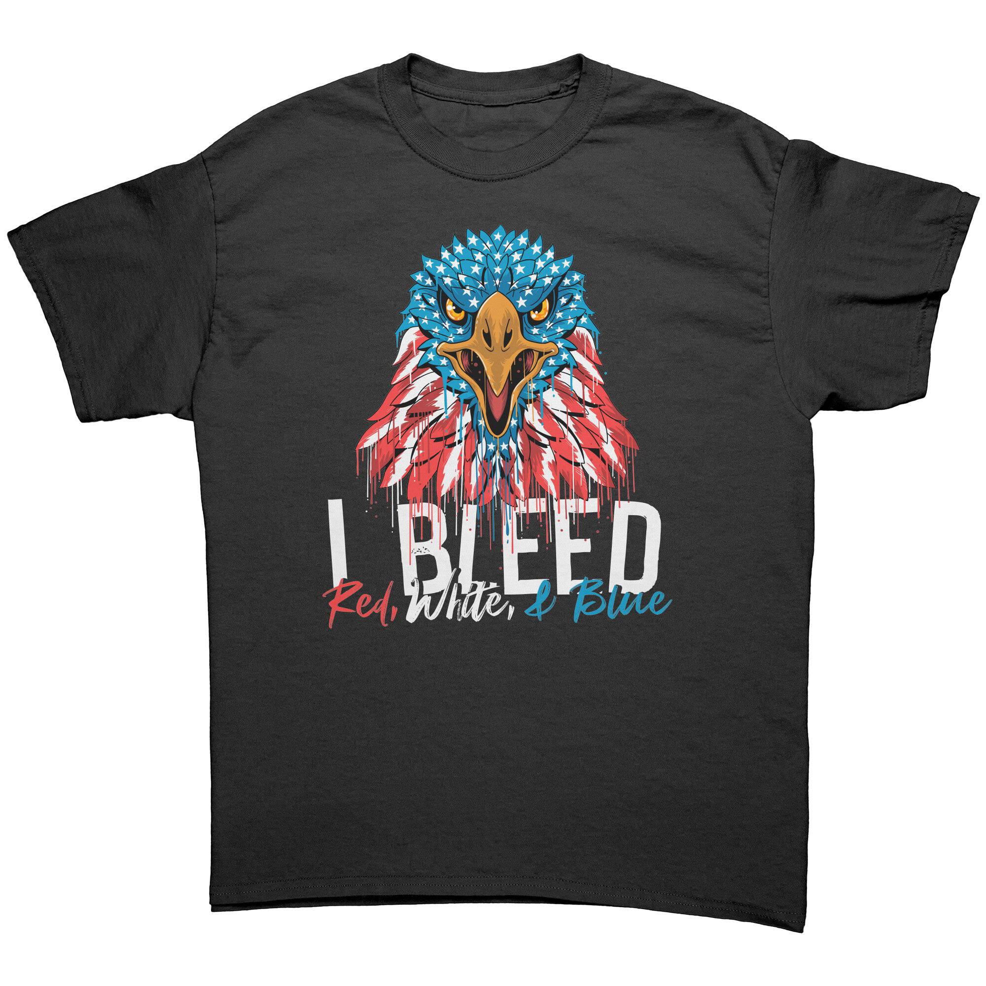 I Bleed Red, White, And Blue -Apparel | Drunk America 