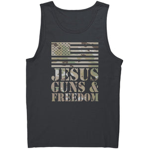 Jesus, Guns, & Freedom – Apparel by Drunk America
