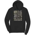 Jesus, Guns, & Freedom – Apparel by Drunk America
