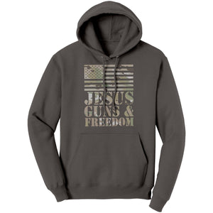 Jesus, Guns, & Freedom – Apparel by Drunk America