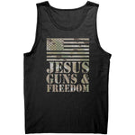 Jesus, Guns, & Freedom – Apparel by Drunk America